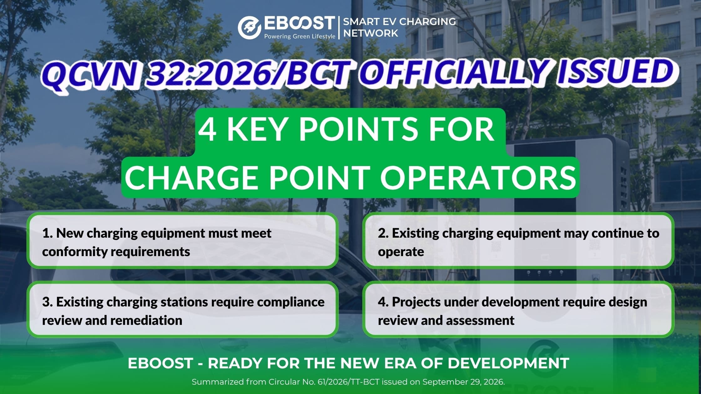 QCVN 32:2026/BCT - A New Milestone in Standardizing EV Charging Infrastructure In Vietnam