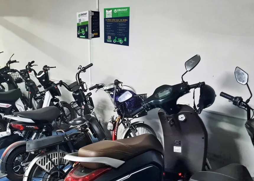 trạm sạc xe máy điện